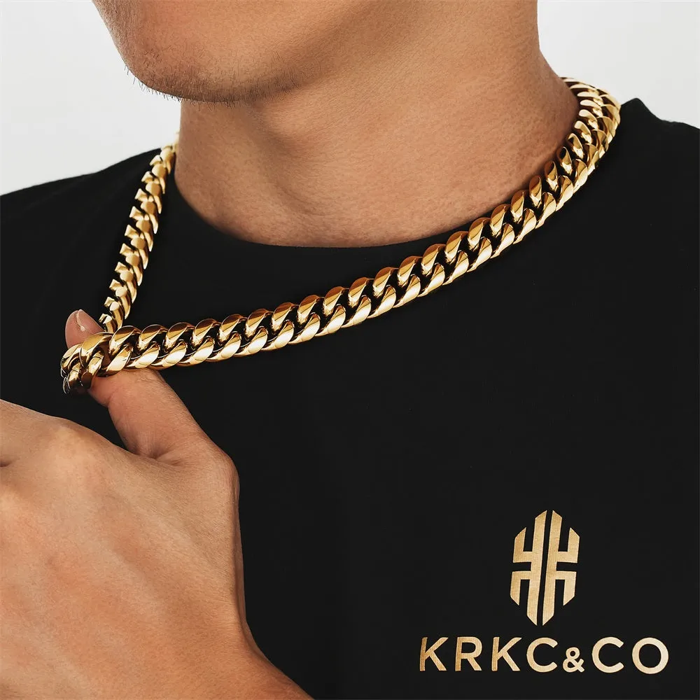 14mm Miami Cuban Link Chain KRKC