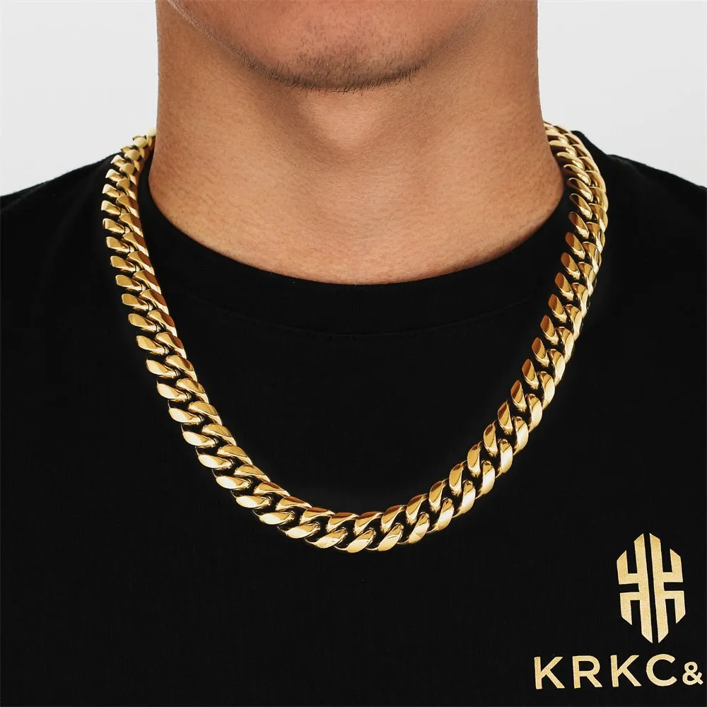 14mm Miami Cuban Link Chain KRKC