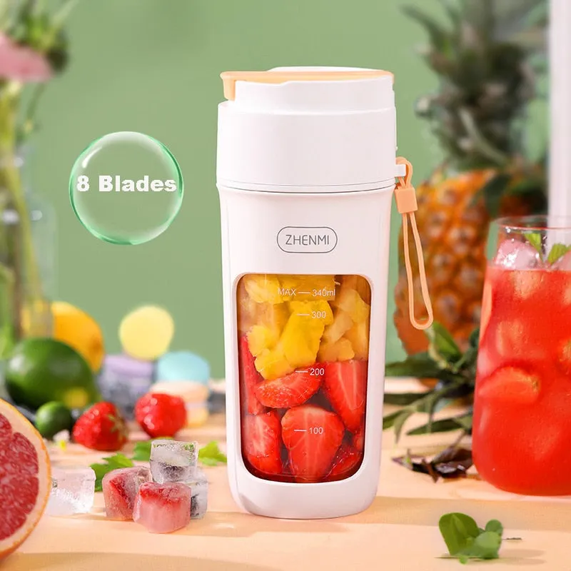 8 Blades Portable Juicer Blender