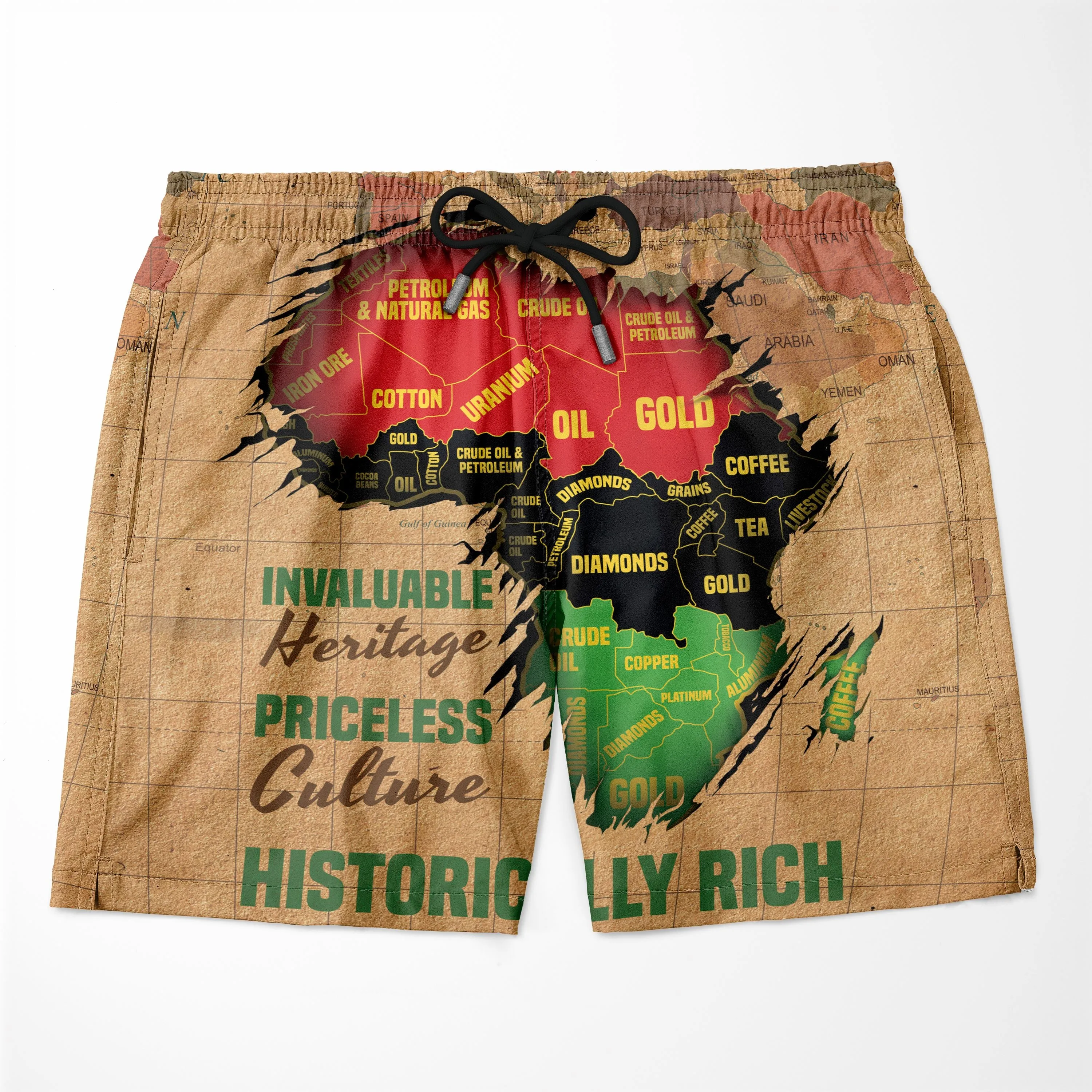 African Pride Of Invaluable Heritage T-shirt and Shorts Set