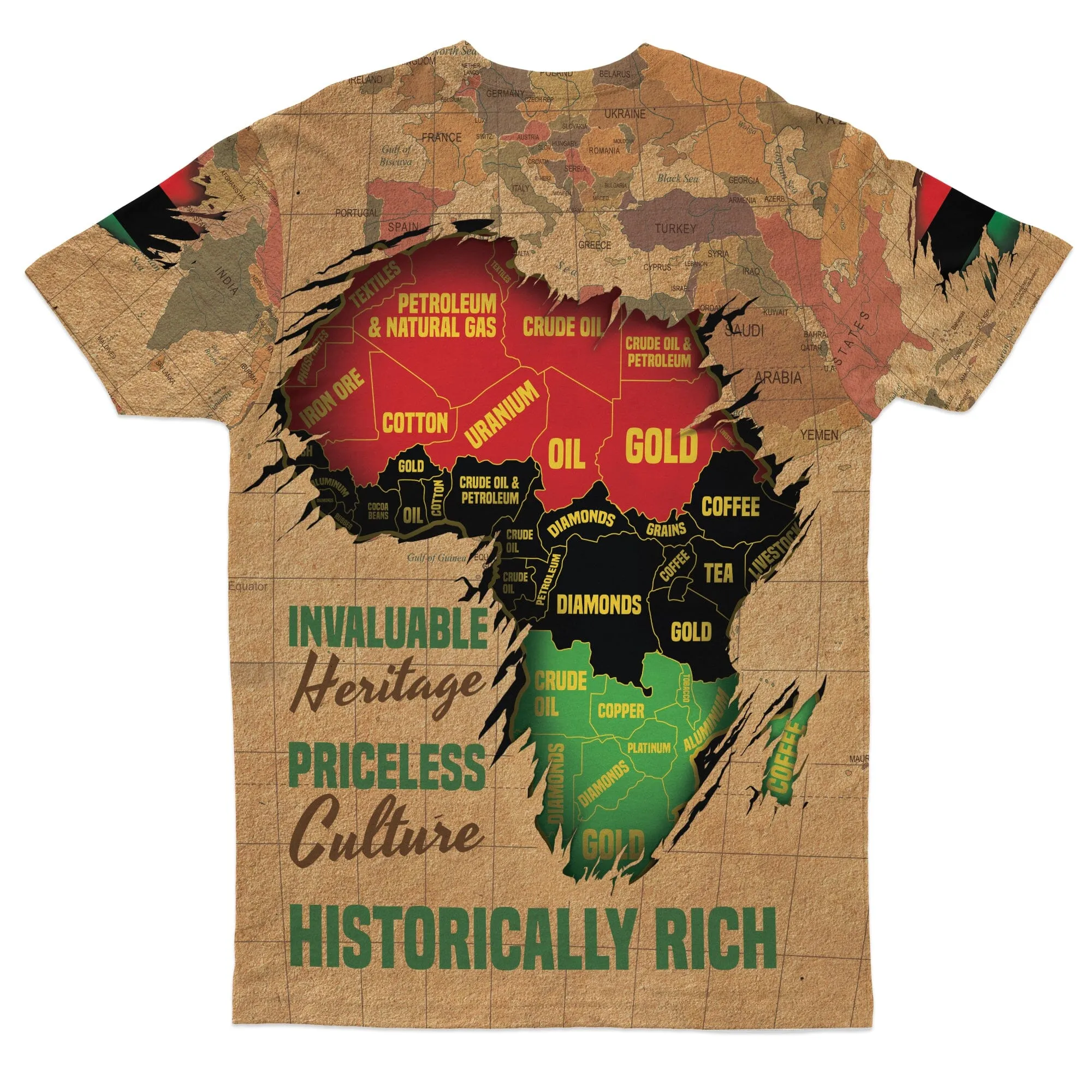 African Pride Of Invaluable Heritage T-shirt and Shorts Set