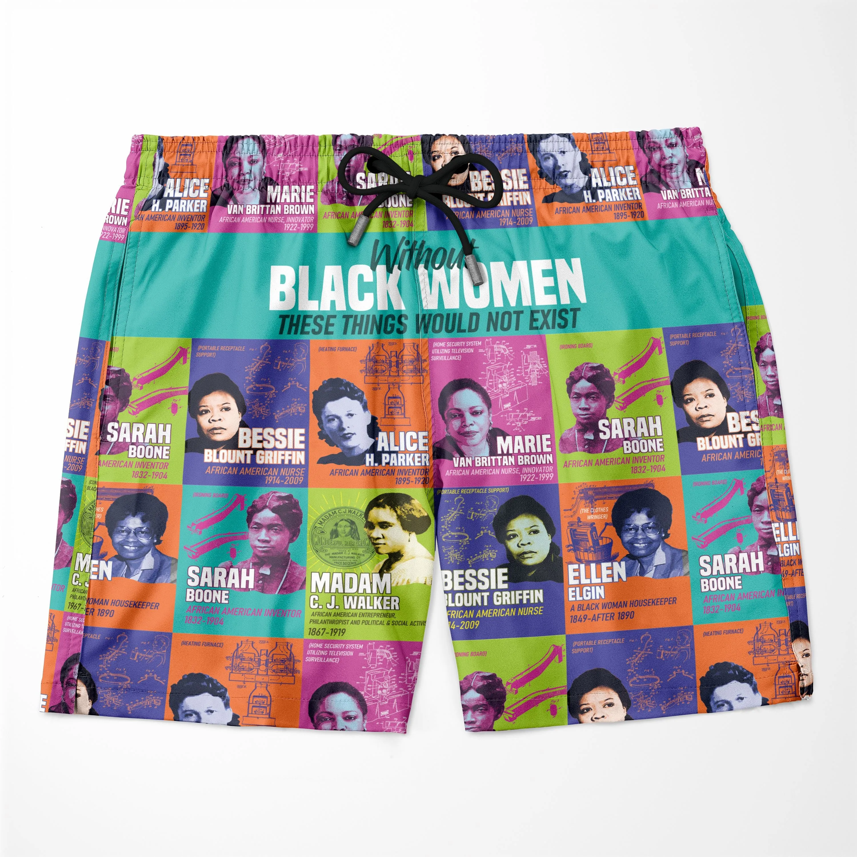 African Women Inventors T-shirt and Shorts Set