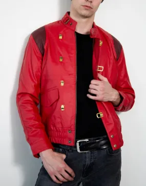 Akira Kaneda Red Leather Jacket