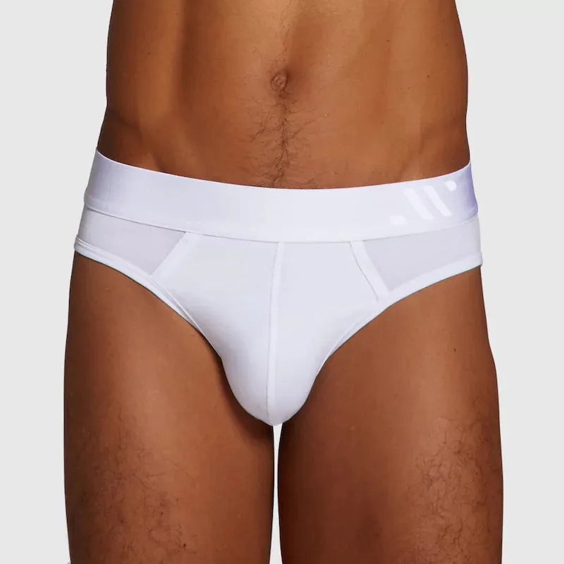 ALPHX Comfort Class Brief - Modern Fit - Frost White | ALPHX.com