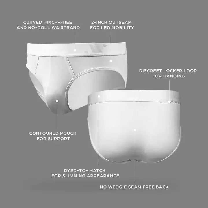 ALPHX Comfort Class Brief - Modern Fit - Frost White | ALPHX.com