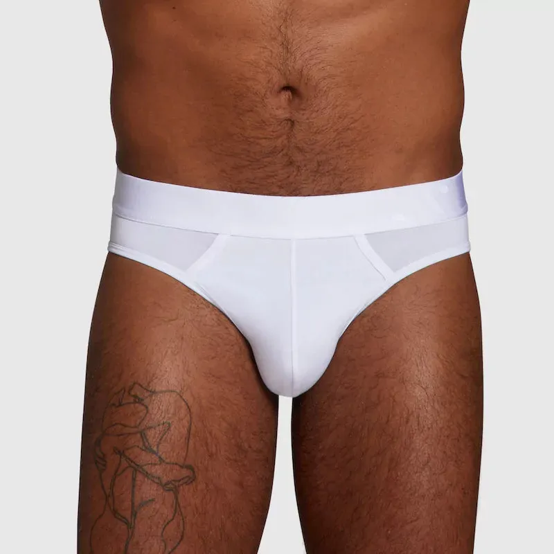 ALPHX Comfort Class Brief - Modern Fit - Frost White | ALPHX.com