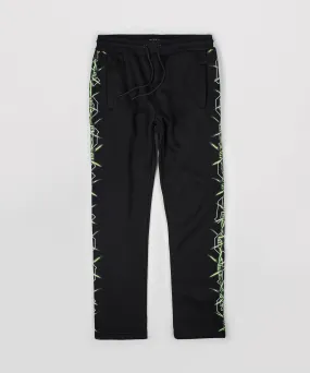 Anti Social Cherub Flare Fleece Pants - Black