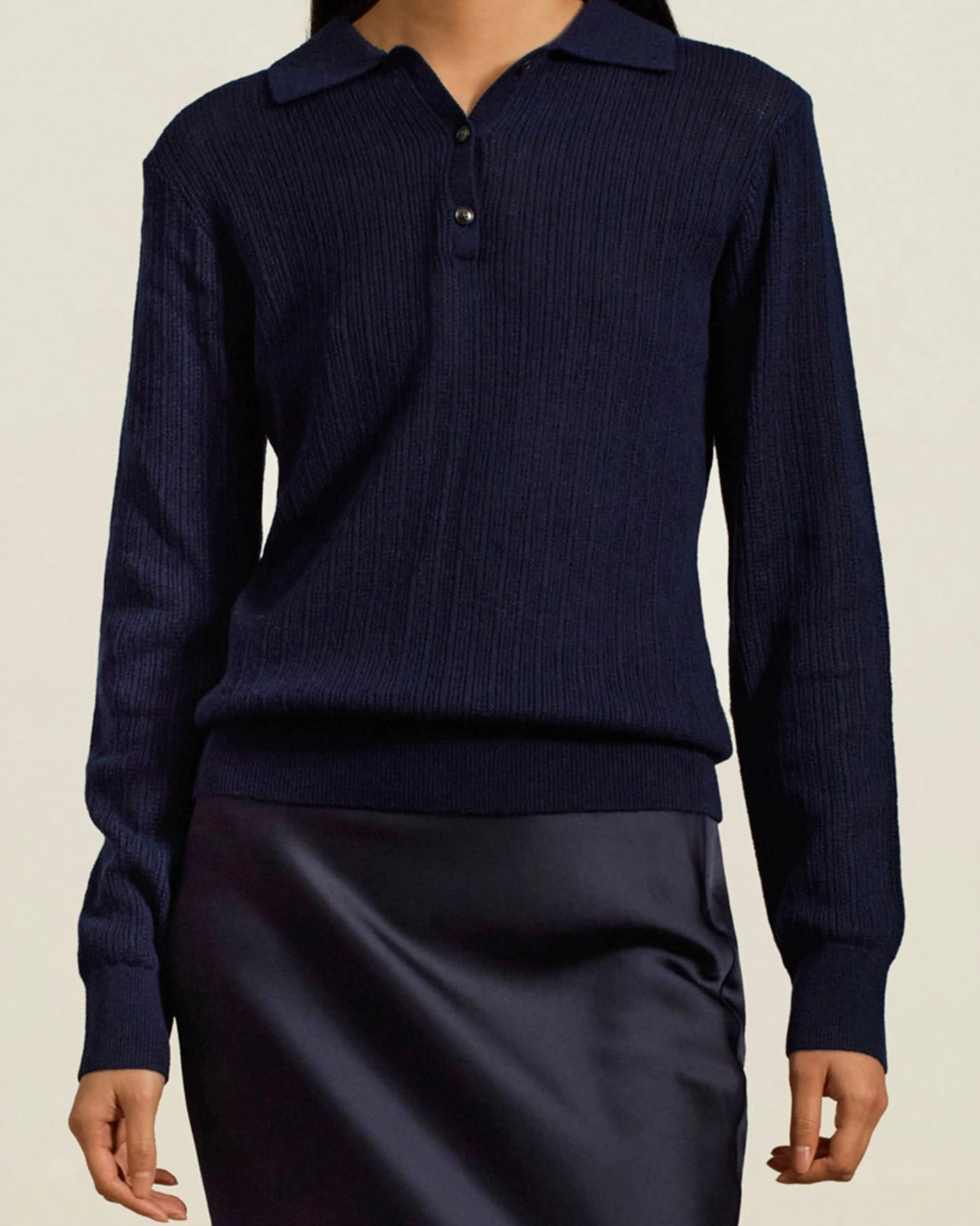 Aubrey Cashmere Polo