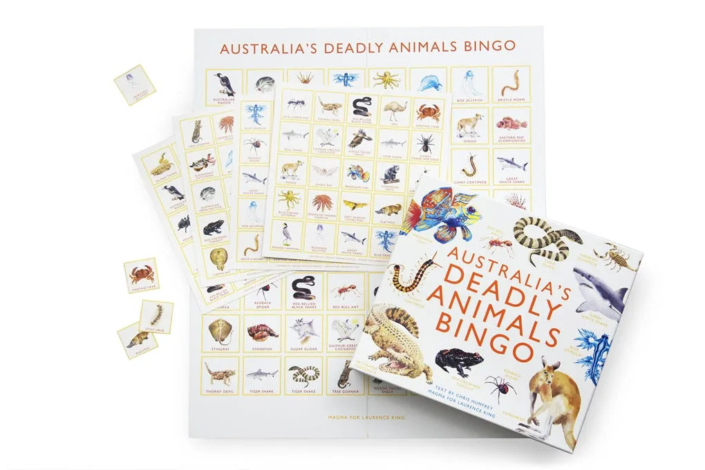 Australia’s Deadly Animals Bingo