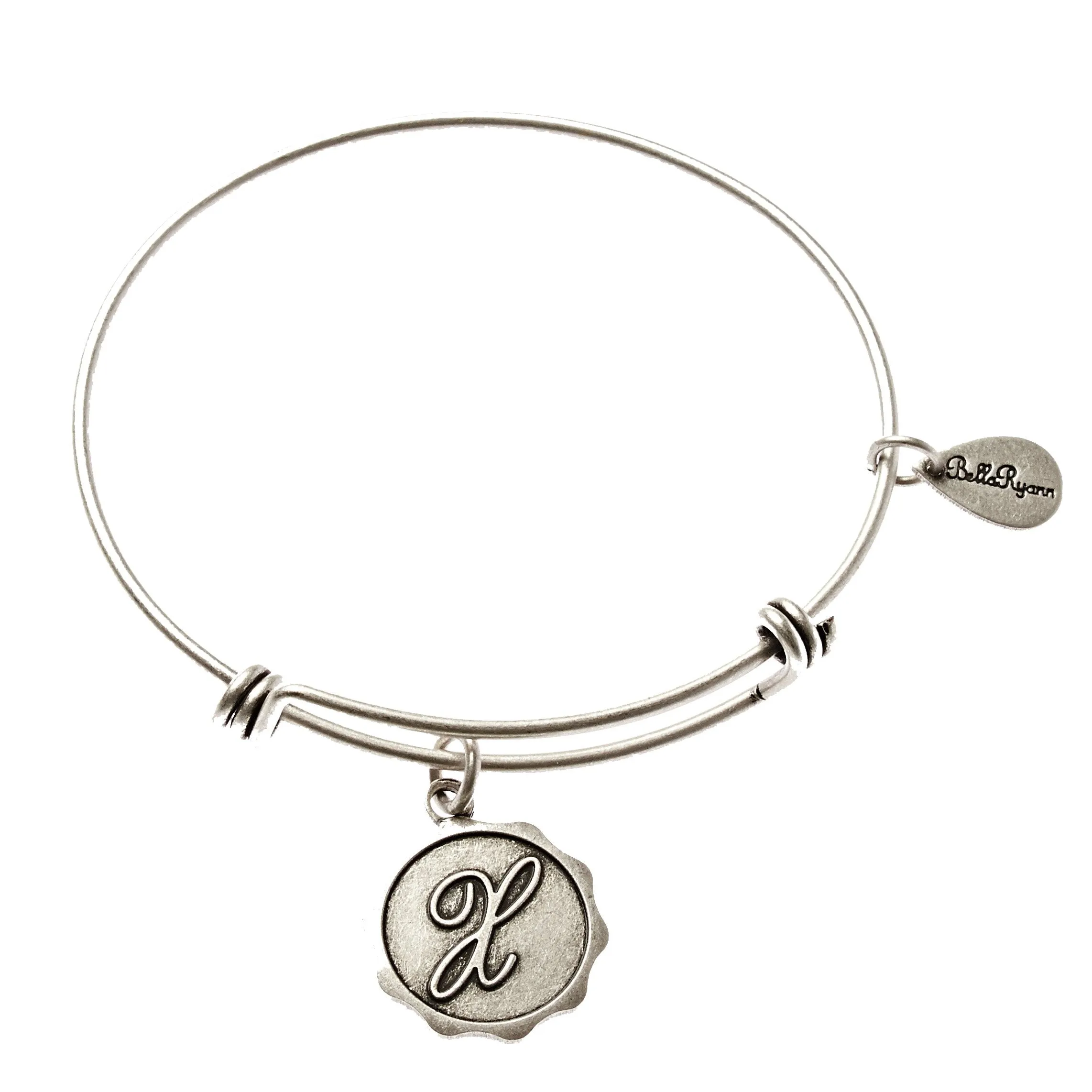 Bella Ryann Bangle Bracelet - Letter X