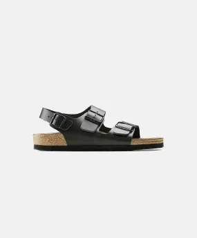 Birkenstock Milano Leather Black Sandals