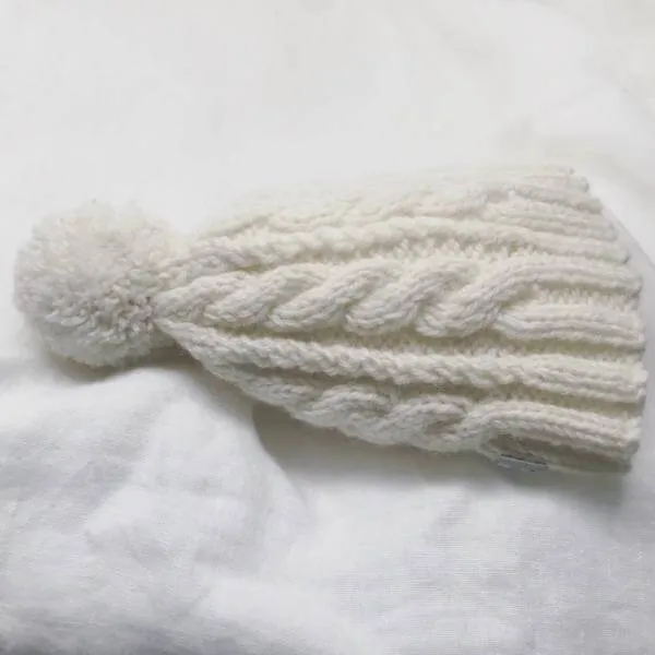 Cable Knit Baby Hat