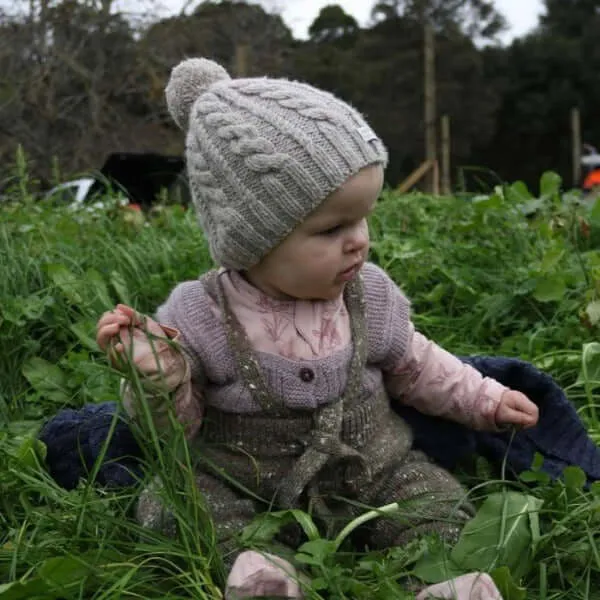 Cable Knit Baby Hat