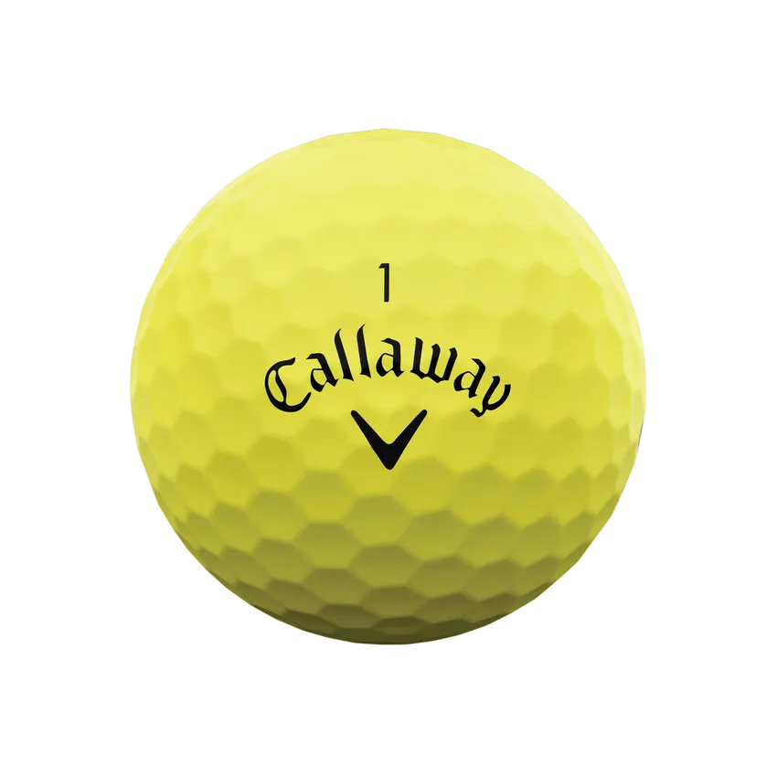 Callaway Supersoft 2023 Golf Balls - Yellow