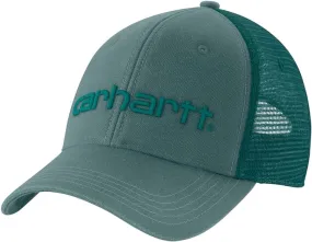 Carhartt Men's Canvas Mesh-Back Logo Graphic Cap