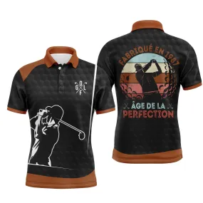 Chiptshirts - Polo De Golf, Cadeau Humour Pour Fans De Golf, Anniversaire 1987, Polo de Sport Homme et Femme, Fabriqué en 1987 - ge de la Perfection - CTS27052219