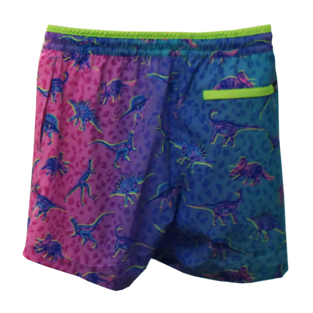 Chubbies 5.5-Inch The Dino Delights Swim Trunks - Turquoise/Aqua