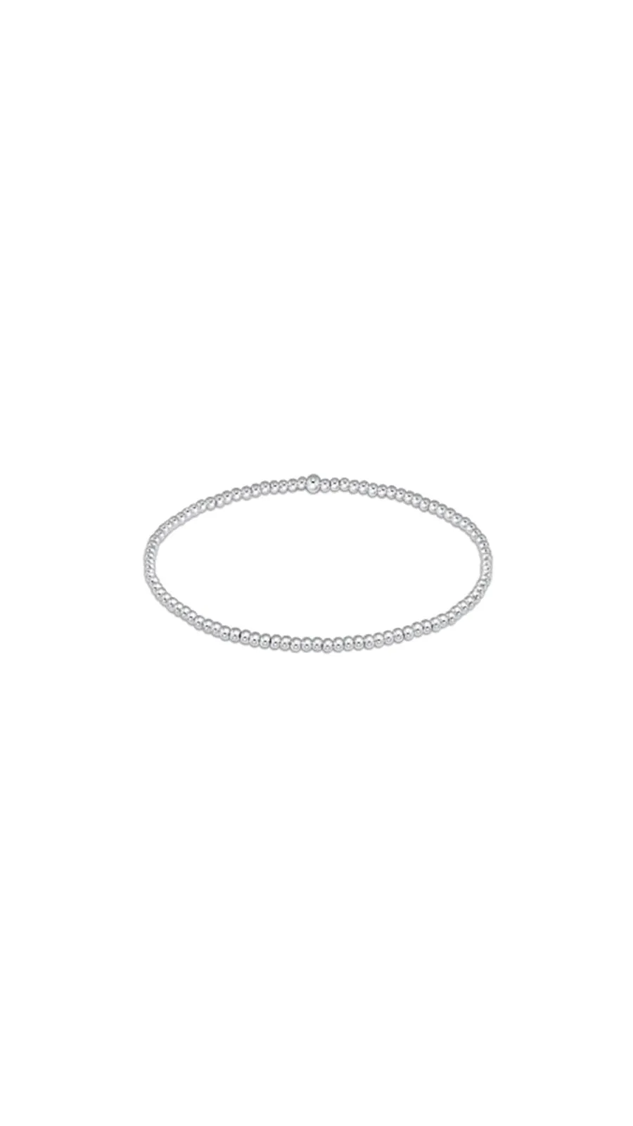 CLASSIC STERLING BEAD BRACELET