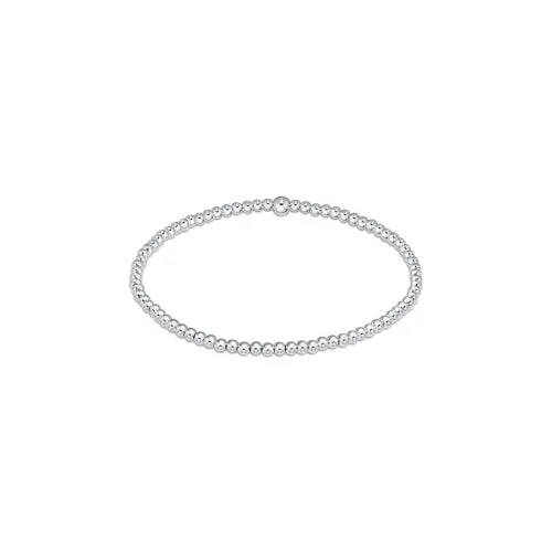 CLASSIC STERLING BEAD BRACELET