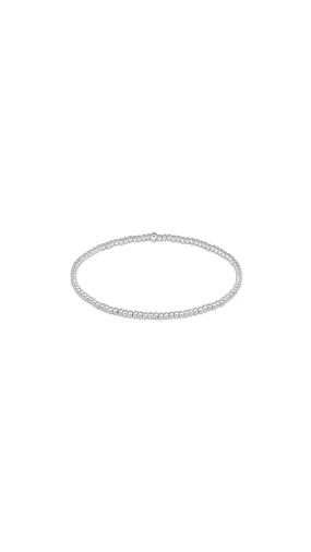 CLASSIC STERLING BEAD BRACELET