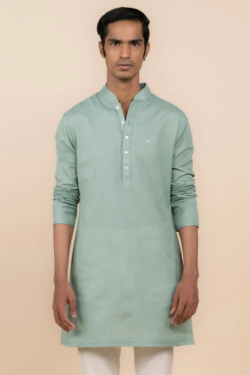 Classic Zero Point Collar Kurta