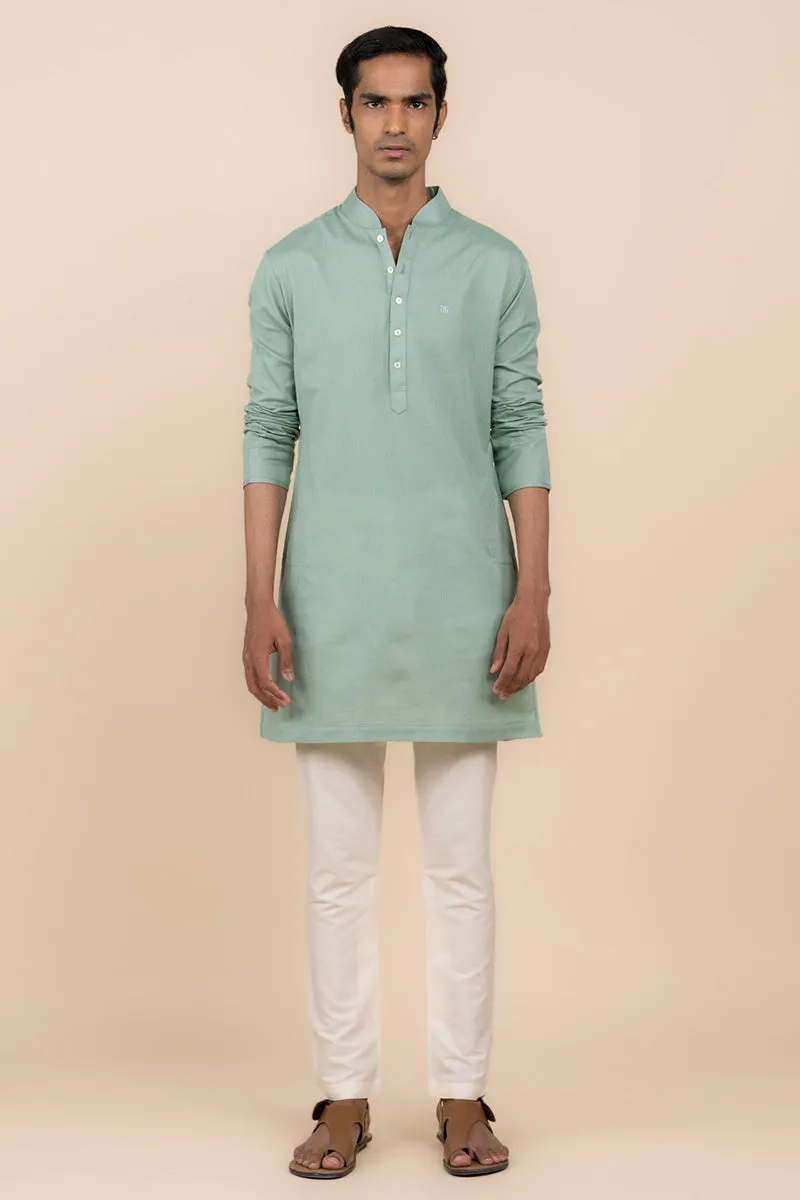 Classic Zero Point Collar Kurta