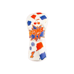 CMC Design Bomb It Driver Headcover- White