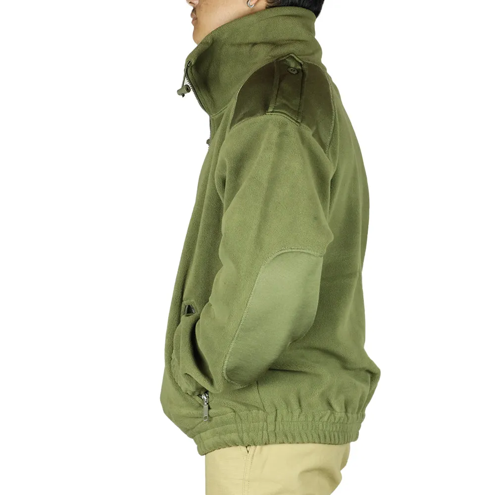 Cold Weather Army Fleece Jacket - Olive Green