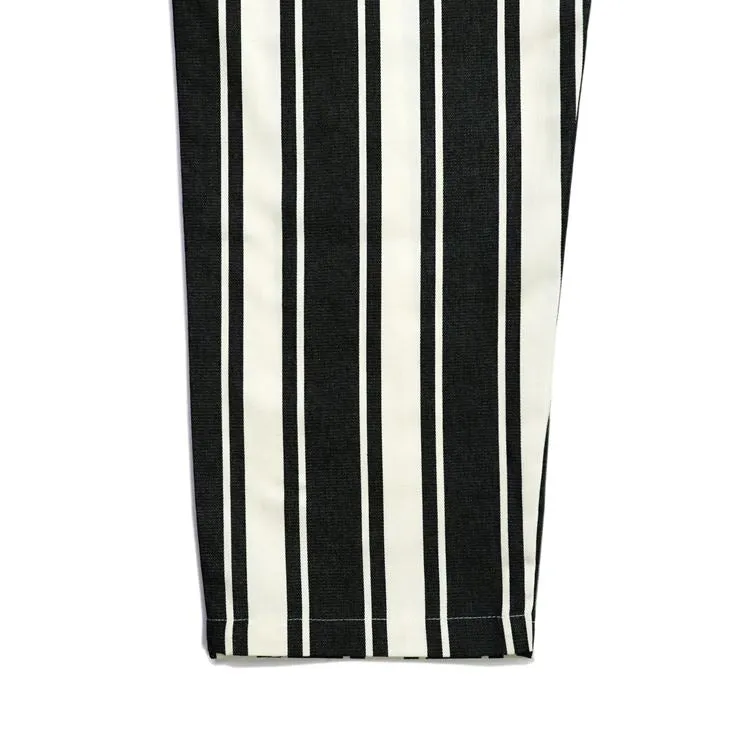 Cookman Chef Pants - Awning Stripe : Black