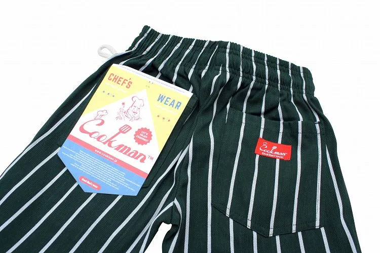 Cookman Chef Pants Kids - Stripe : Dark Green