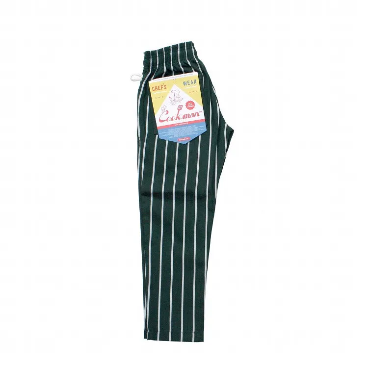 Cookman Chef Pants Kids - Stripe : Dark Green