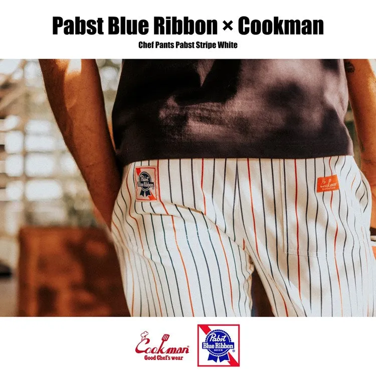 Cookman Chef Pants - Pabst Stripe : White