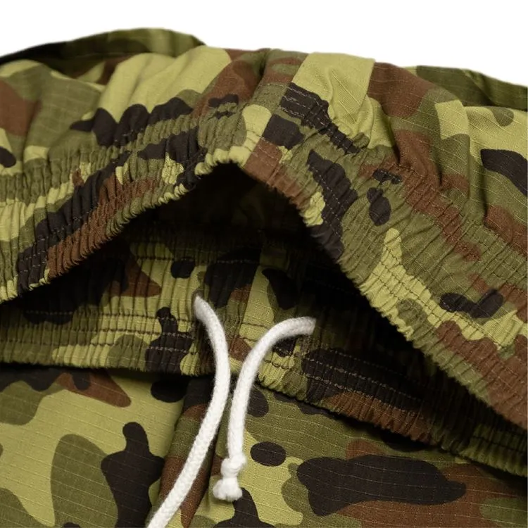 Cookman Chef Pants - Ripstop : Woodland Camo Green