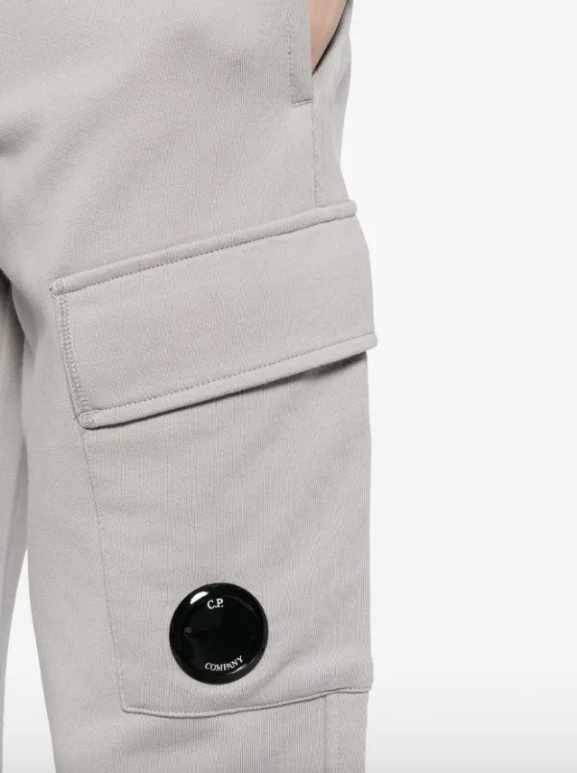 C.P. Company diagonal raised fleece cargo sweatpants