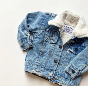 Denim Sherpa Jacket