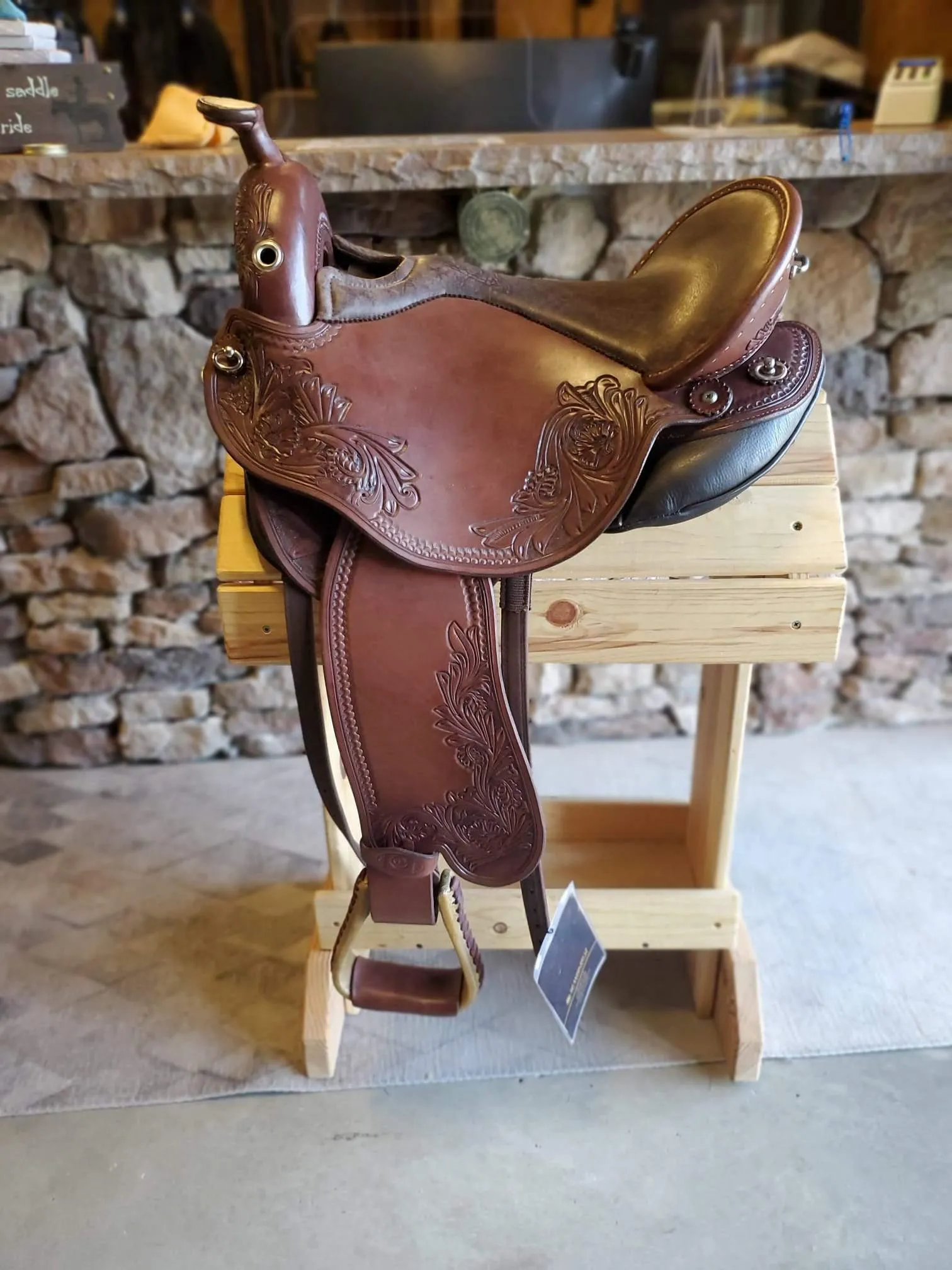 DP Saddlery Quantum Short & Light Western 5505(WD)