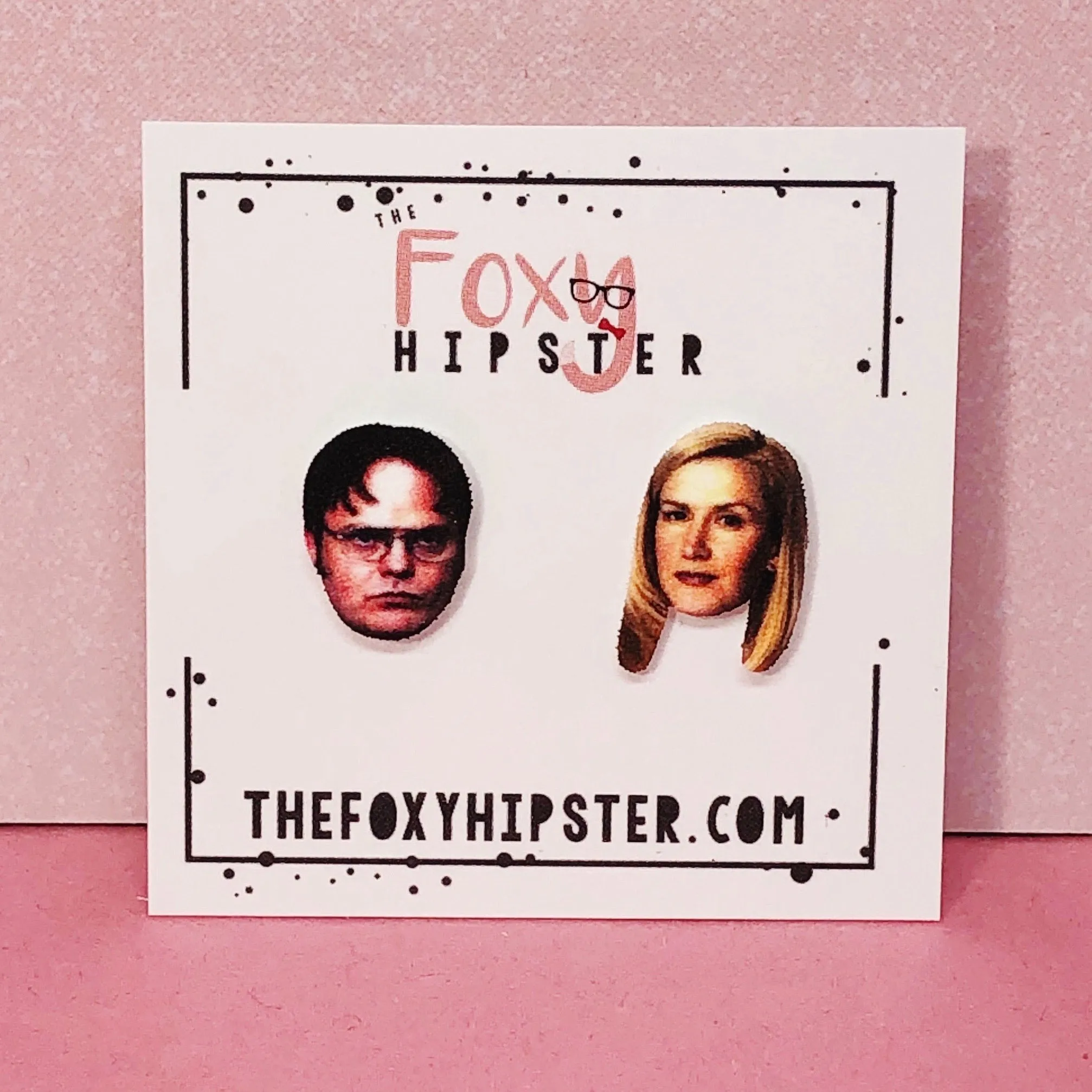 Dwight and Angela Stud Earrings