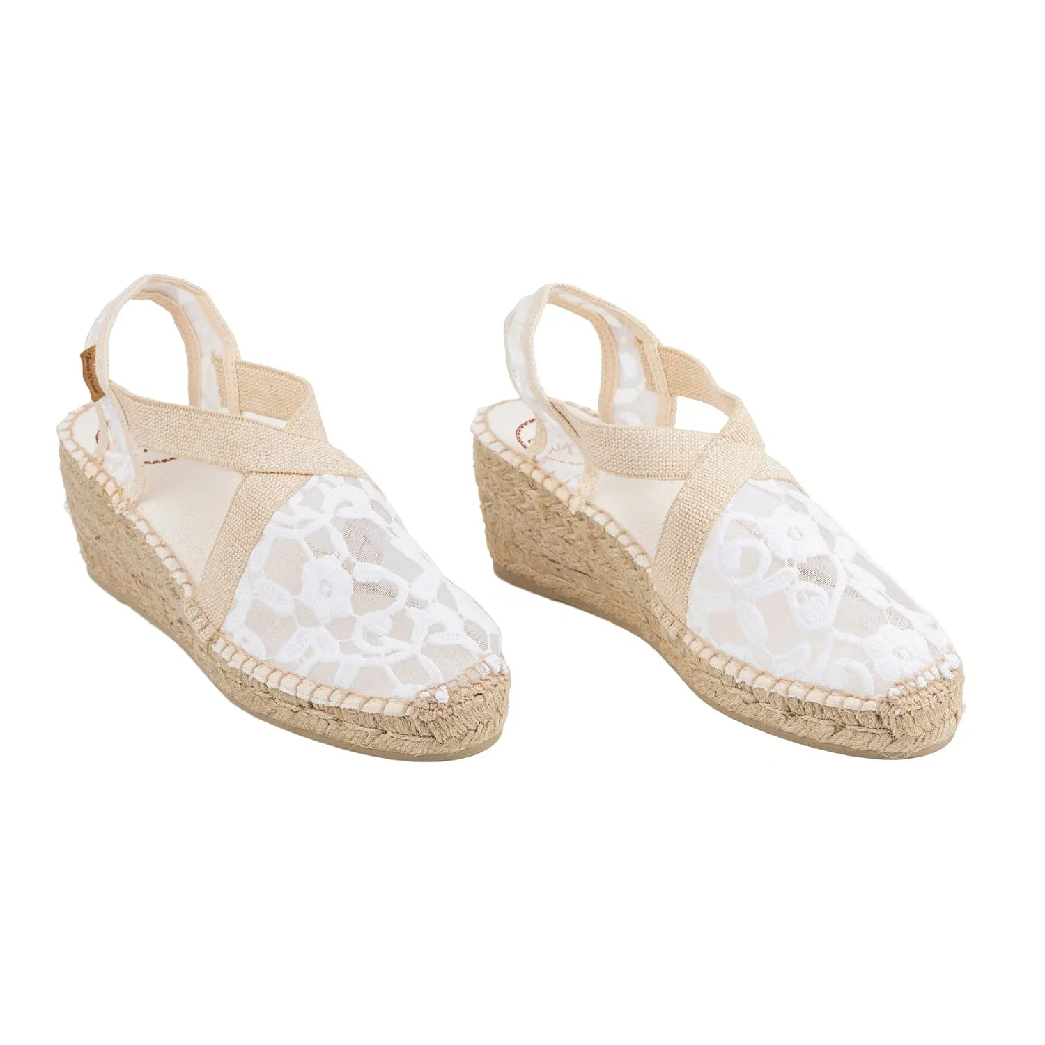 Embroidered Wedge Espadrille for Women - Terra-ZD