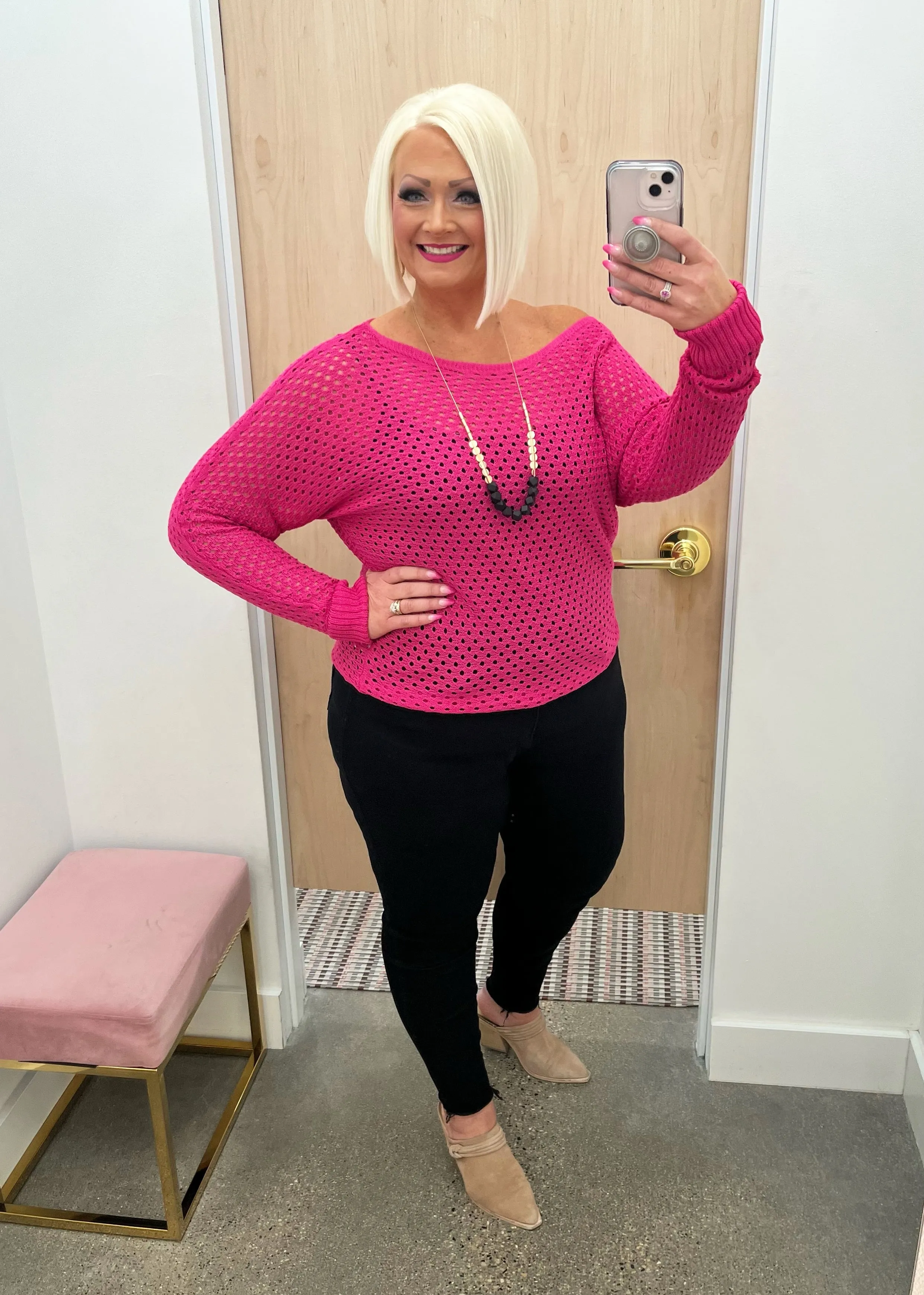 FINAL SALE - Oceanside Eyelet Knit Pullovers - 4 Colors!