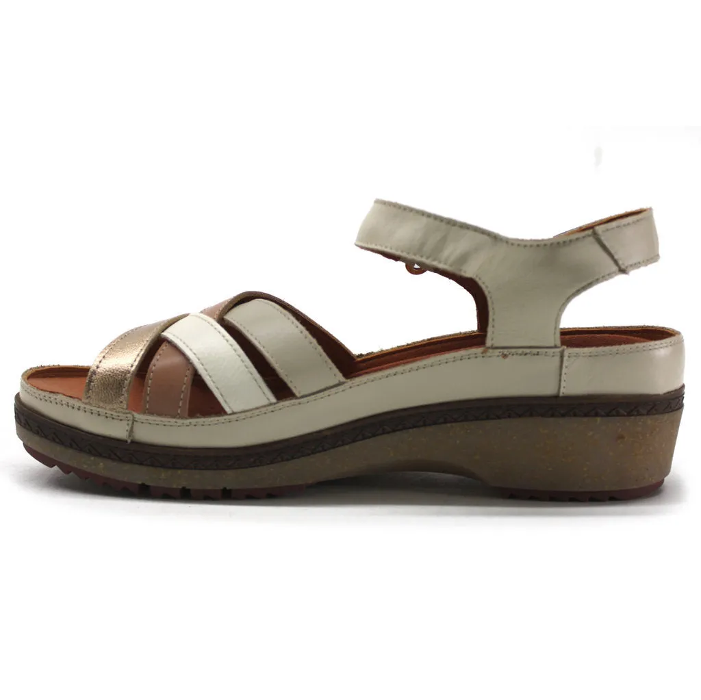 Granada Caflskin Leather Women's Ankle Strap Sandals