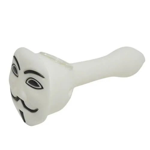 Guy Fawkes Mask Smoking Pipe