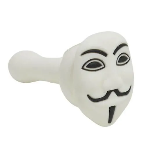 Guy Fawkes Mask Smoking Pipe