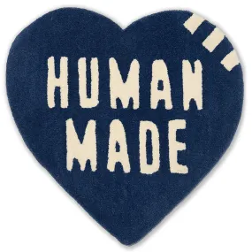 Heart Rug Medium - Navy