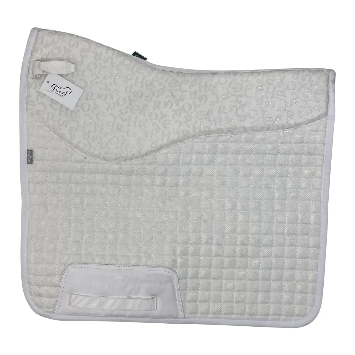 Horseware Tech Comfort Dressage Pad in White - Horse