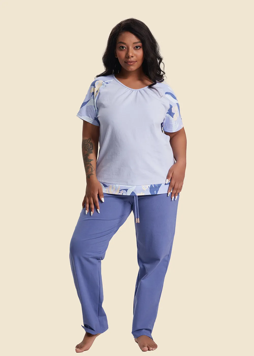 MAGGIE 3 Pieces Loungewear and Nightwear Set