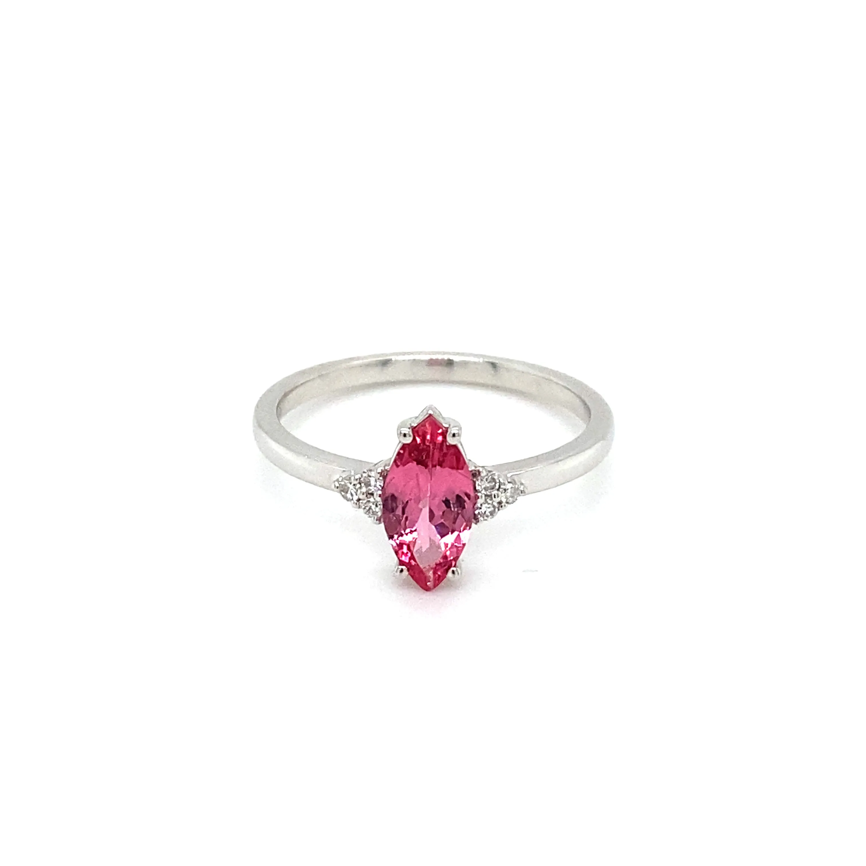 Marquise Mahenge Spinel & Diamond Ring