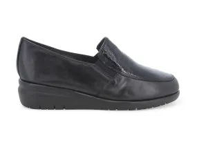 Melluso scarpe 2 elastici zeppa comfort pelle