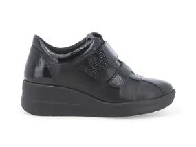 Melluso Scarpe Comfort Zeppa 2 Strappi Tomaia Pelle