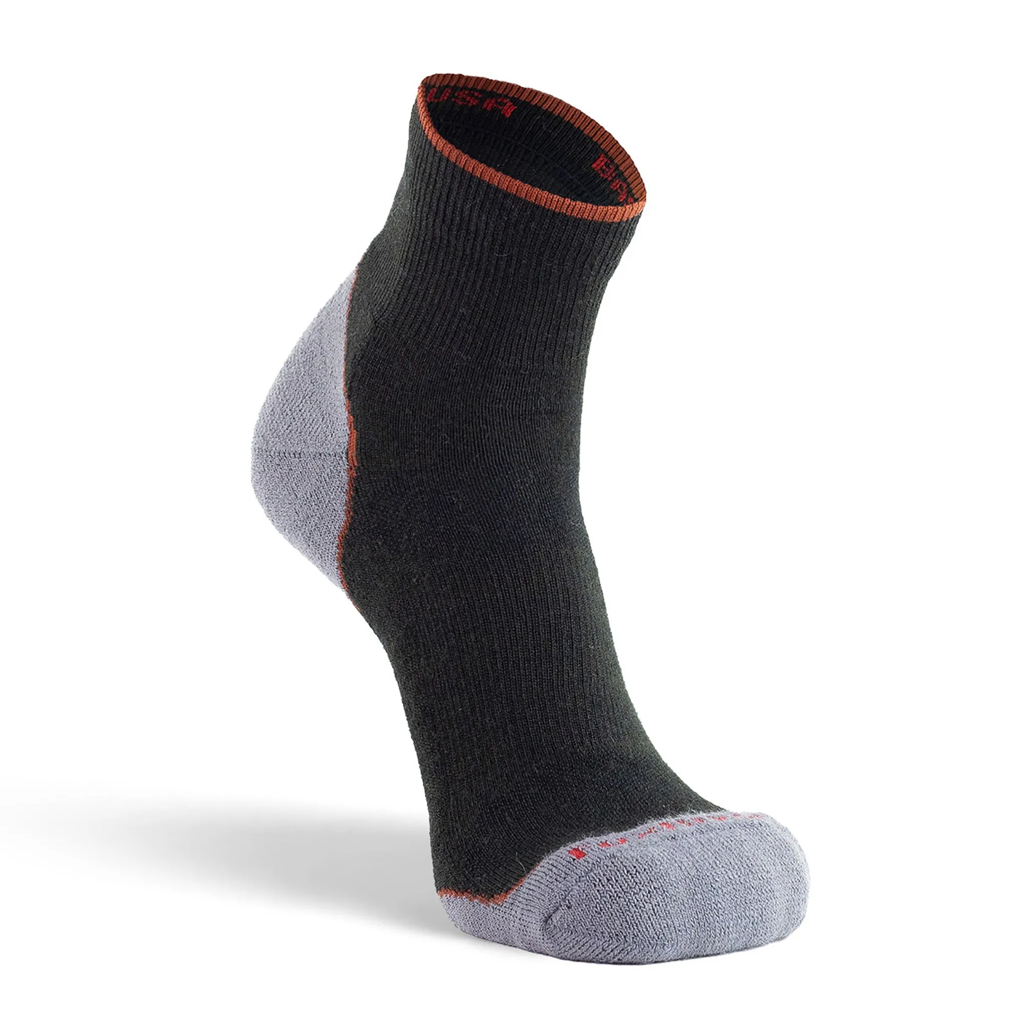 Men's Basecamp 2.0 Lightweight Quarter Crew Hiking Sock