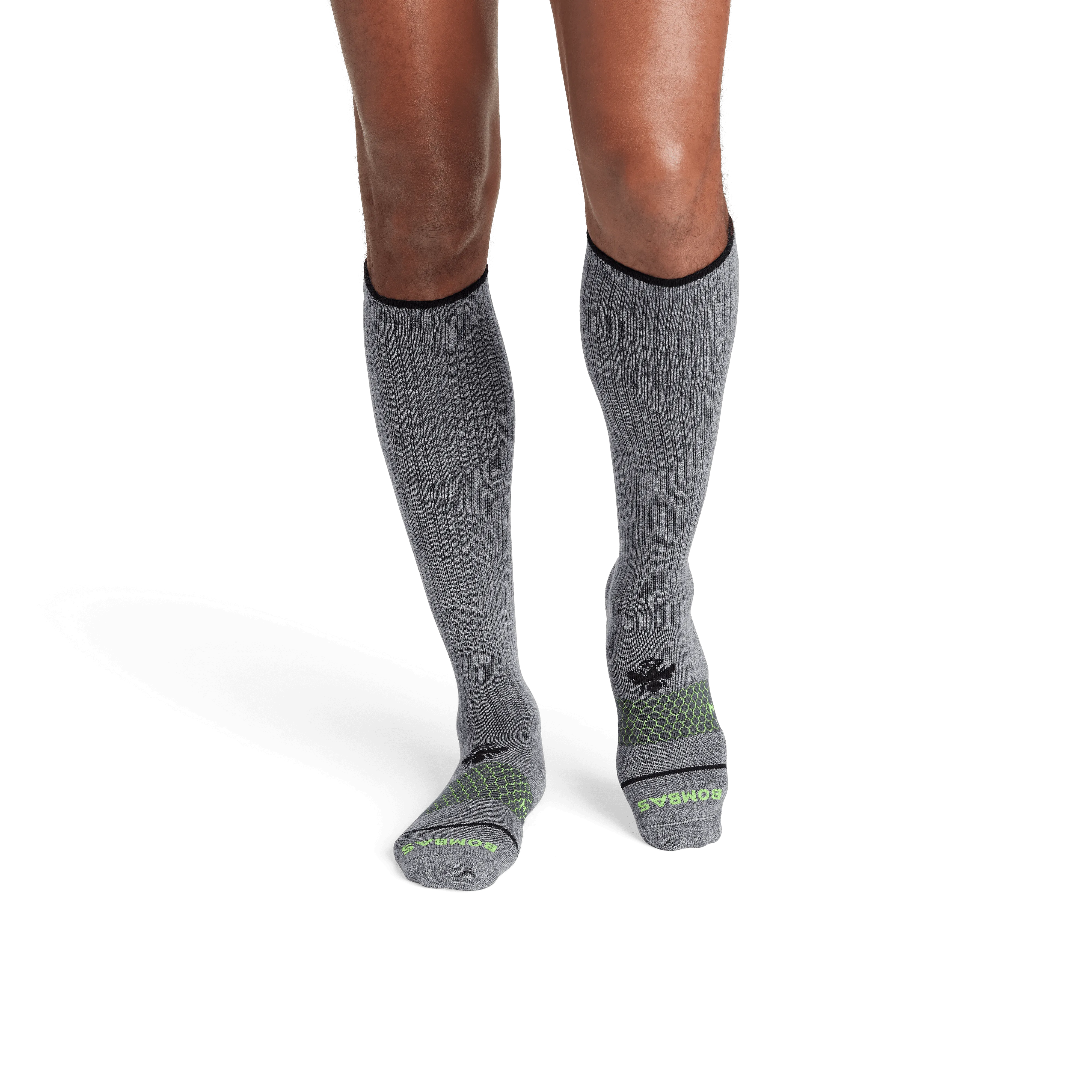 Men's Merino Wool Blend Everyday Compression Socks (15-20mmHg)